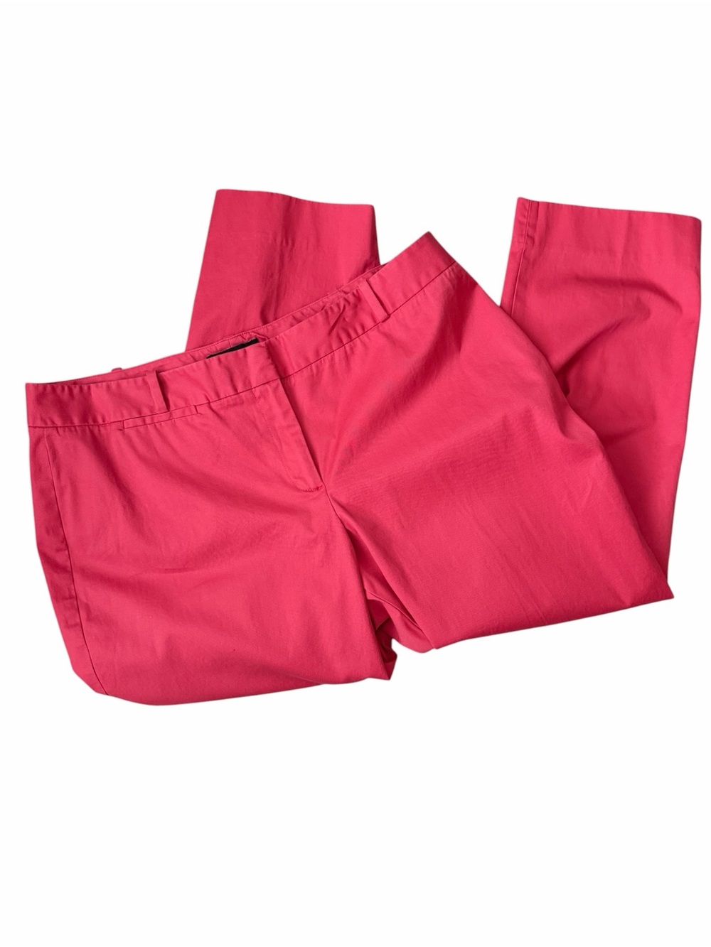 Talbots Signature Cropped Ankle Pants Coral Pink Pants Women's Plus Size 16
